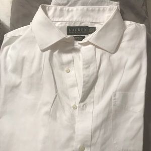 White Ralph Lauren Button down